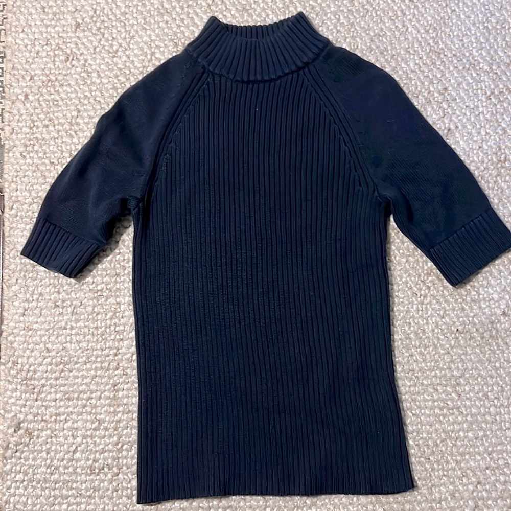 NWOT 3/4 length Navy Blue Sweater